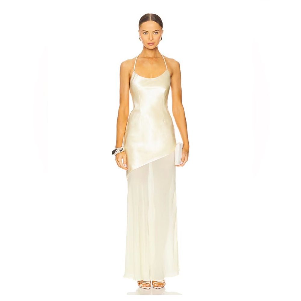 Runaway the Label Samani maxi dress in Lemon